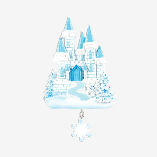 Ice Castle Personalized Christmas Ornament