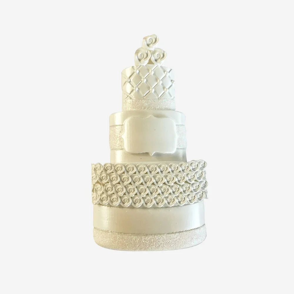 New Wedding Cake Personalized Christmas Ornament