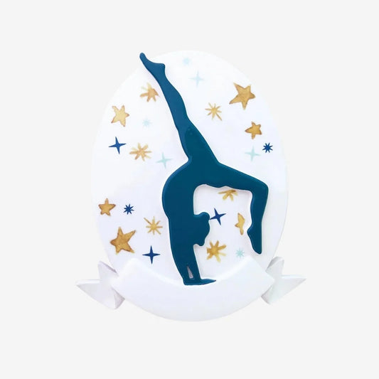 New Child Gymnast Personalized Christmas Ornament