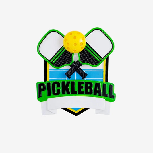 Pickle Ball Personalized Christmas Ornament