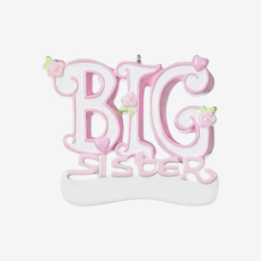 Big Sister Personalized Christmas Ornament