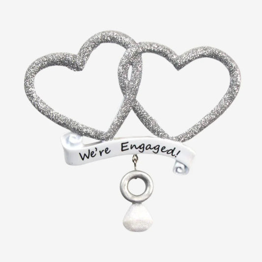 We’re Engaged! Personalized Christmas Ornament