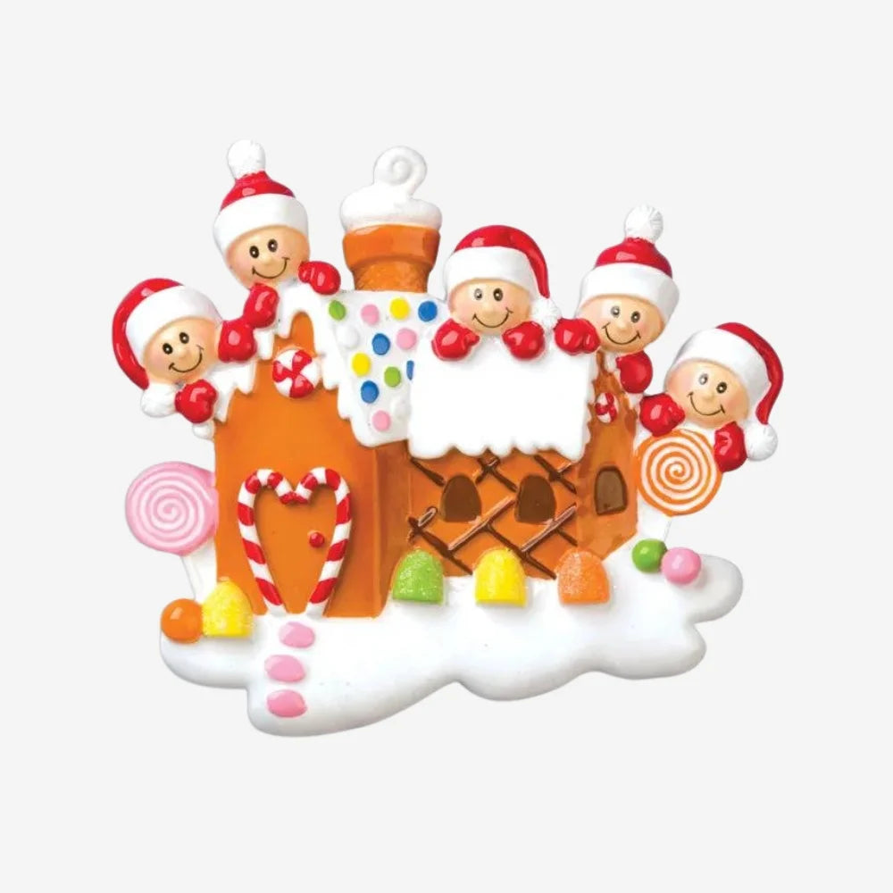 Gingerbread House With 5