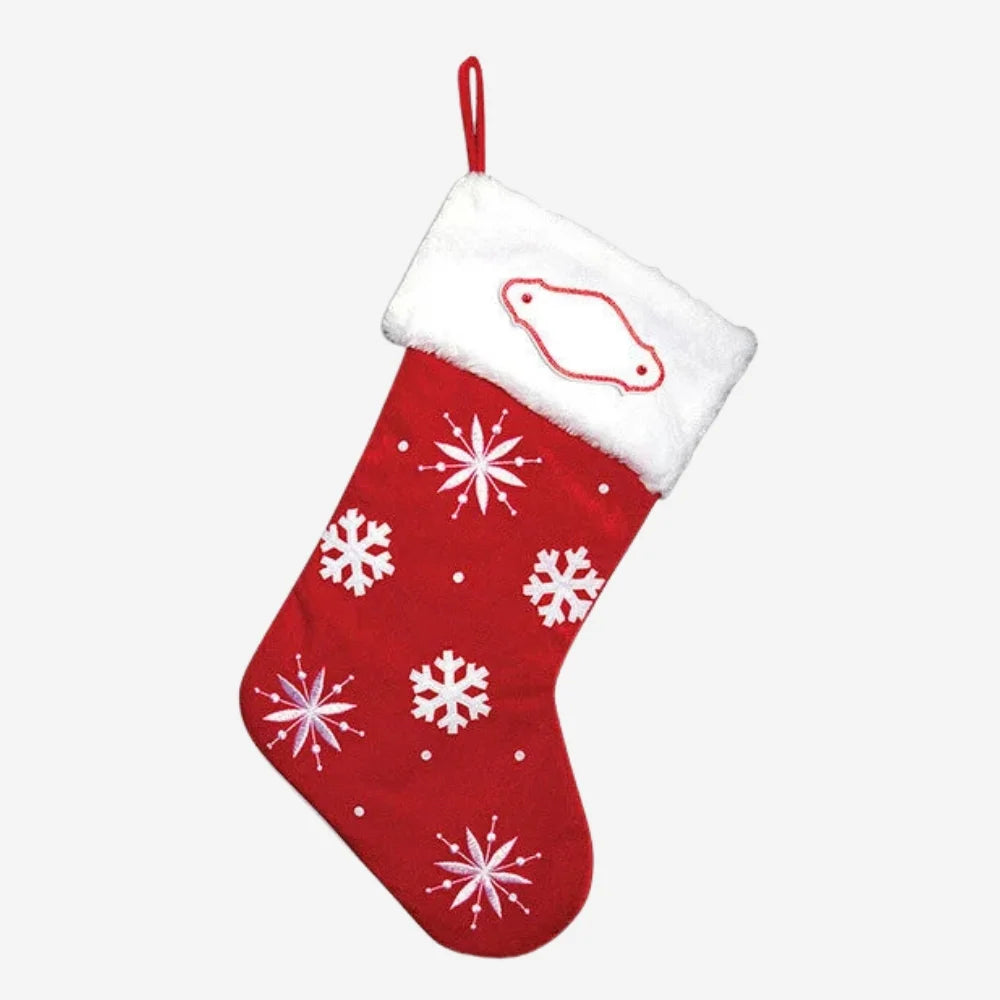 New Snowflake Christmas Stocking