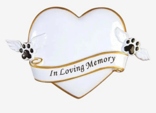 R.I.P Memorial Personalized Christmas Ornament