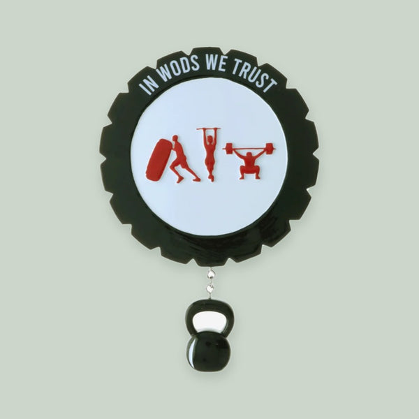 Circuit Training (Cross Fit) Personalized Christmas Ornament