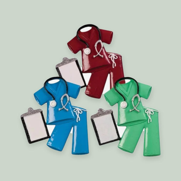 Scrubs Personalized Christmas Ornament