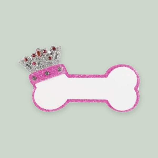 Princess Dog Bone Personalized Christmas Ornament