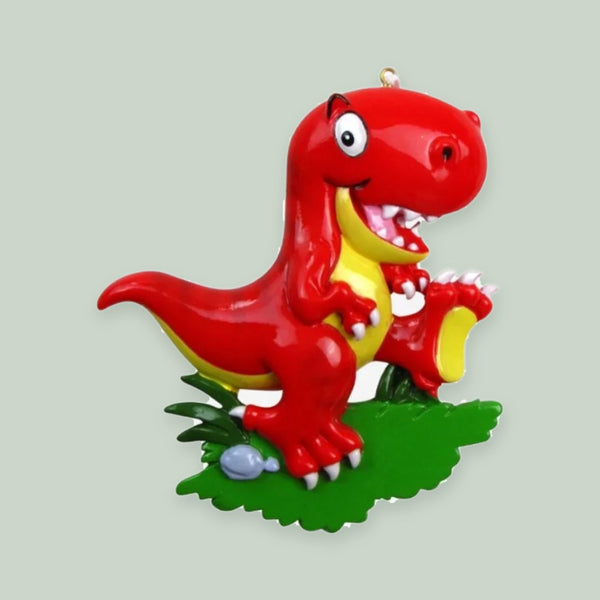 T-Rex Dinosaur Personalized Christmas Ornament