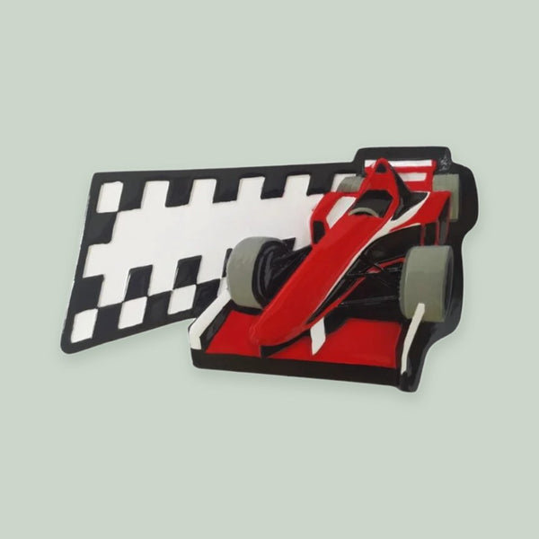 Race Car Personalized Christmas Ornament