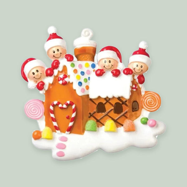 Gingerbread House With 4