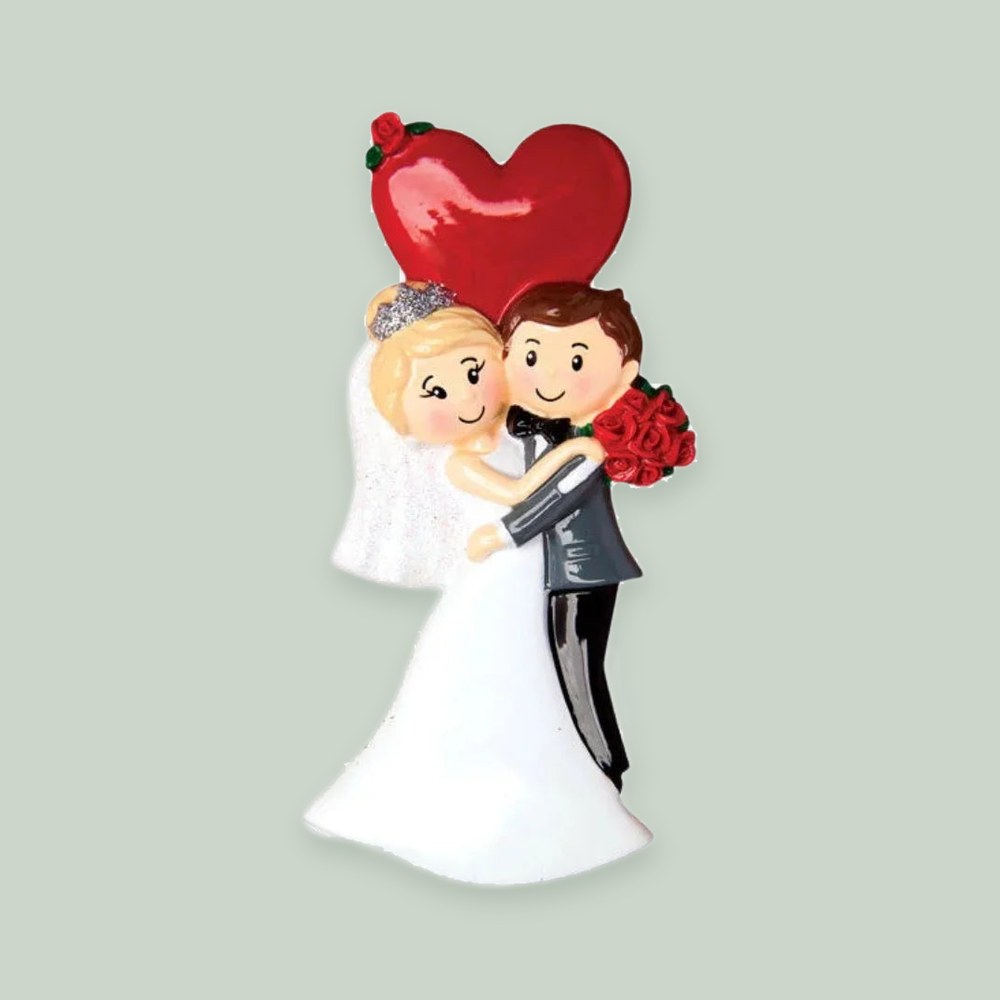 Tuxedo And Dress.. Personalized Christmas Ornament