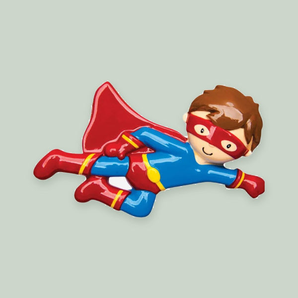 Super Hero Personalized Christmas Ornament