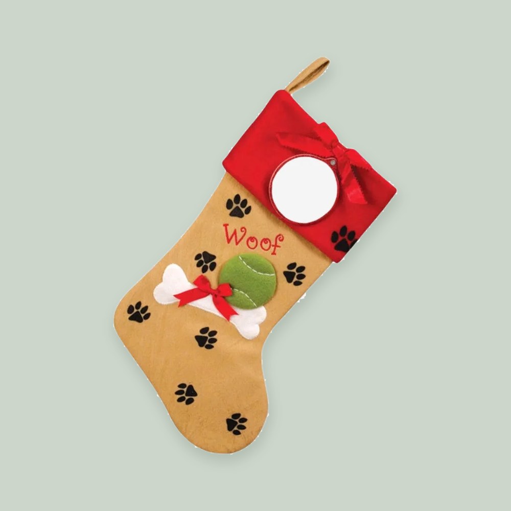 Doggie Paws Personalized Christmas Stocking