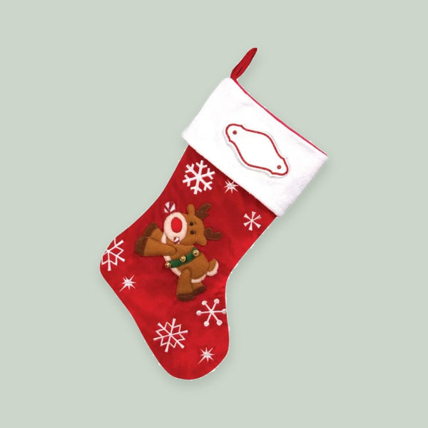 Lil’ Reindeer Personalized Christmas Stocking