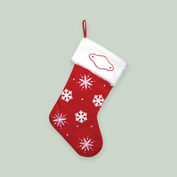New Snowflake Christmas Stocking