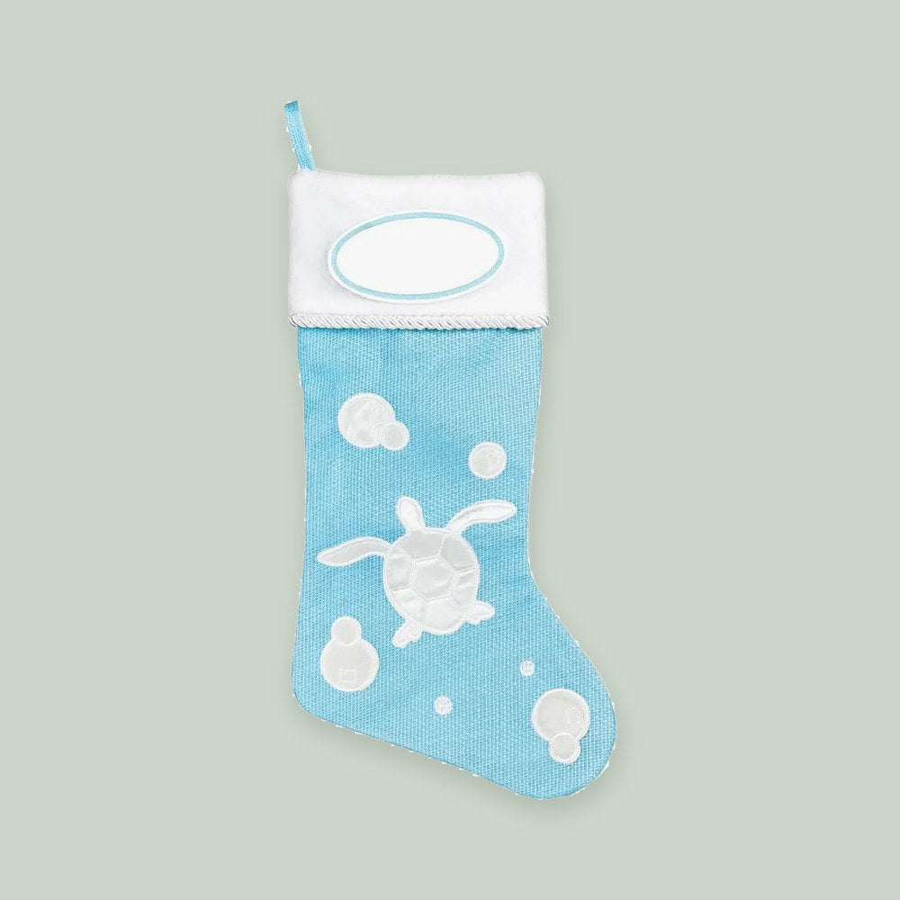 Turtle Coastal Personalized Christmas Stocking