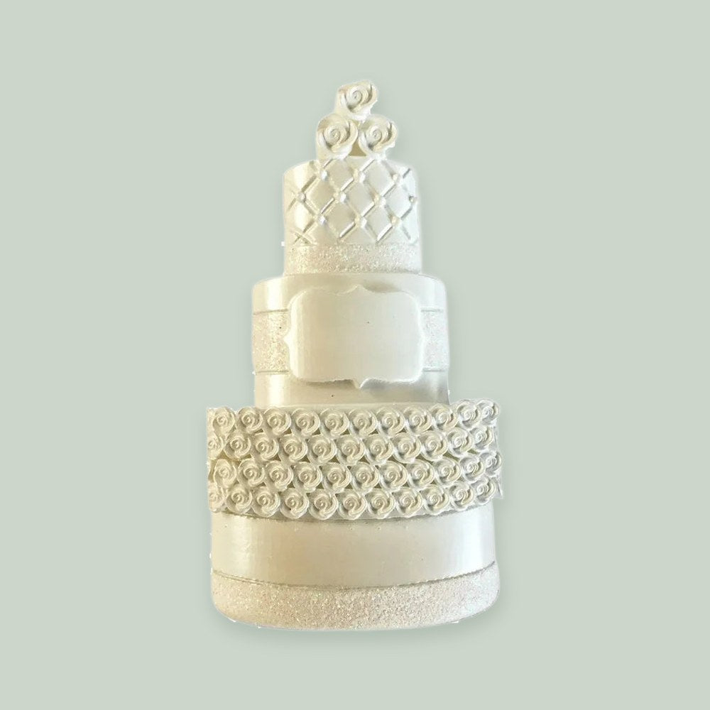 New Wedding Cake Personalized Christmas Ornament