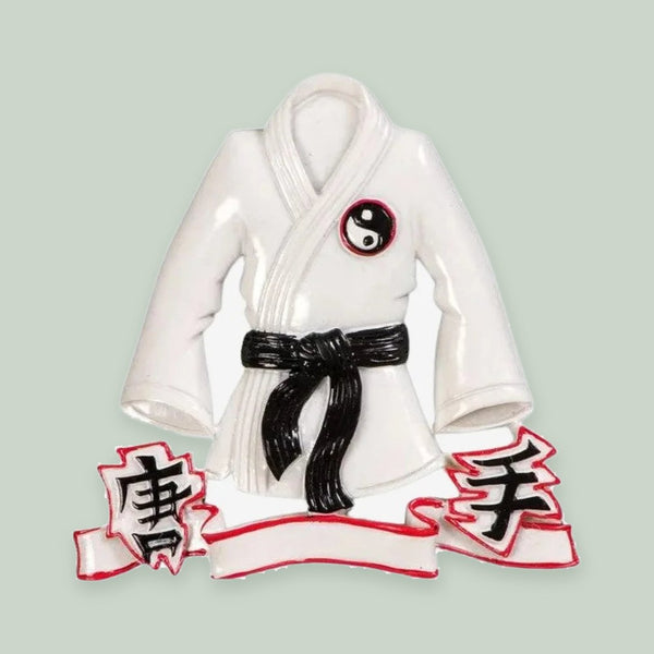 Karate Jacket Personalized Christmas Ornament