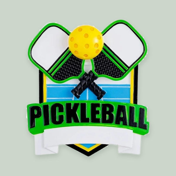 Pickle Ball Personalized Christmas Ornament