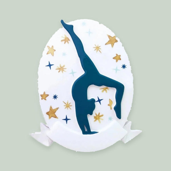 New Child Gymnast Personalized Christmas Ornament