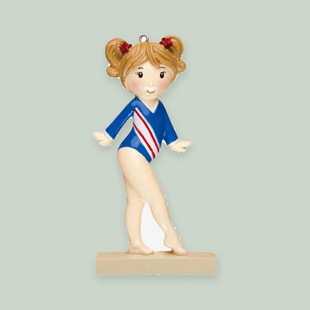 Gymnast Personalized Christmas Ornament
