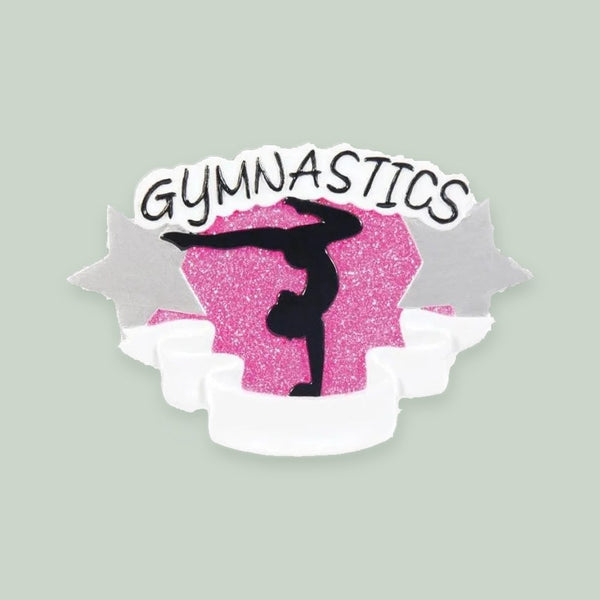 Gymnastics Personalized Christmas Ornament