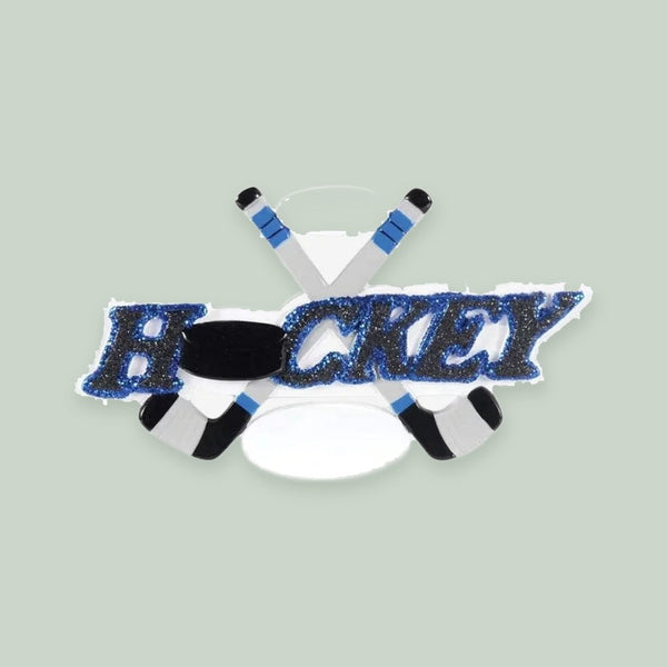 New Hockey Personalized Christmas Ornament