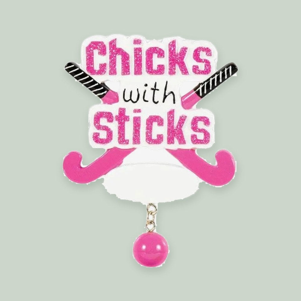 Field Hockey Personalized Christmas Ornament