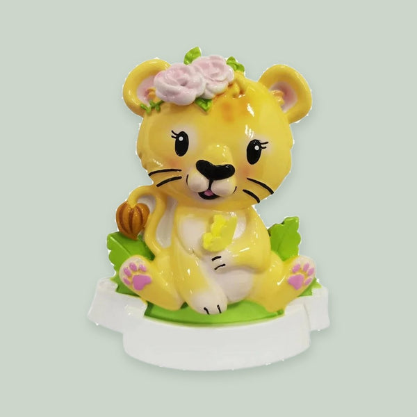 Lion (Female) Personalized Christmas Ornament